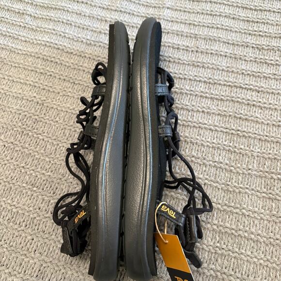 Teva Voya Infinity Black Strappy Gladiator Sandals Women's 11 Outdoor - Picture 6 of 8